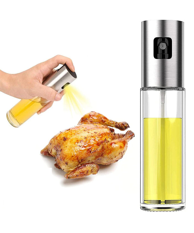 Glass Oil Sprayer for Cooking Olive Spray Mister for Salad BBQ Kitchen Baking Empty Vinegar Bottle