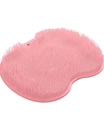 Foot Wash Brush Rub Back with Sucker Brush Bathroom Tool Foot Massage Pad Shower Massage Mat Exfoliating Bath Pad Bath Sponge