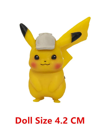 Pokemon 4-13Cm New Cartoons Movie Anime Figure Pikachu Mewtwo Charmander Blastoise Gurado Pet Action Model Toy Gifts