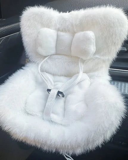 15-17cm Car Doll Seat Safety Seat Cute Doll Air Outlet Decoration High-grade Car Interior Decoration