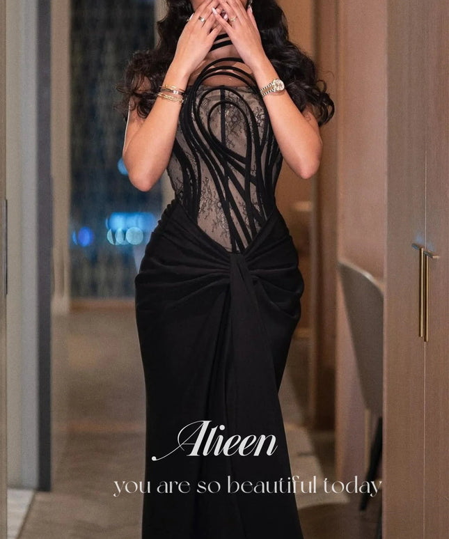 Aileen Customized Elegant Evening Dresses for Women Luxury Evening Dresses 2025 New Black Wedding Dress Special Occasions Prom