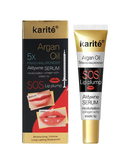 Moroccan Argan Oil Lip Plumping Essence - Moisturizing and Nourishing Lip Balm, Suitable for All Skin Types, Natural Makeup