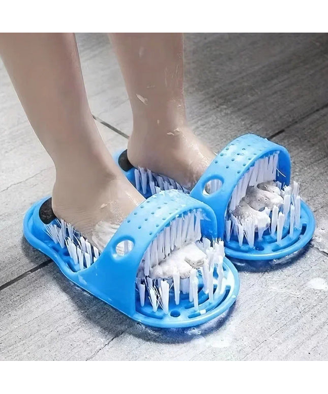 1PC Shower Foot Scrubber Massager Cleaner Spa Exfoliating Washer Wash Slipper Tools Bathroom Bath Foot Brushes Remove Dead Skin