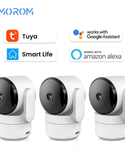 Tuya 1080P Wifi Camera Indoor 360 PTZ Pet Baby Monitor IR Night Vision Ai Detect P2P Surveillance IP Cameras with Google Alexa