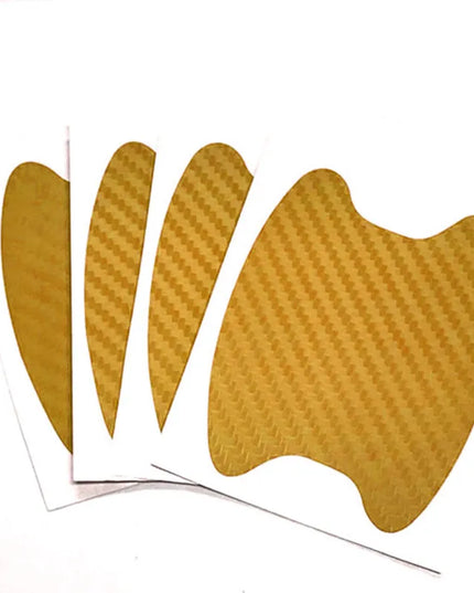 Car Stickers Anti Scratch Car Door Handle Carbon Fiber Protector  Automobiles Handle Protection Film Styling Exterior Accessorie