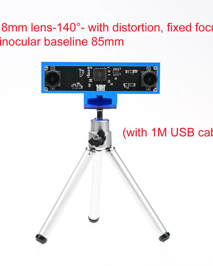 GXIVISION 3D Camera Module 4MP, 30fps Dual Lens  USB Webcam 1080P Synchronous Same Frame,VR Depth Face Detection,3840X1080