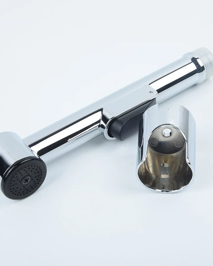 Portable Handheld Toilet Bidet Sprayer Set ABS Shower Head Toilet Bathroom Stainless Steel Sprayer Automatic Cleaning