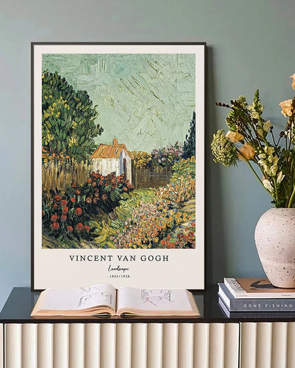 Vincent Van Gogh Writings Prints and Posters Great Work The Starry Night Canvas Painting Decorations for Living Room Wall Art