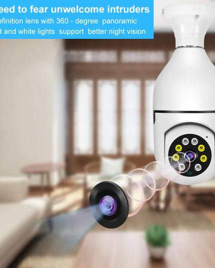 2.4G E27 Bulb Wifi Camera For Home Security Video Surveillance Camera 360° Wireless HD Night Version Cam Baby Monitor Smart Home