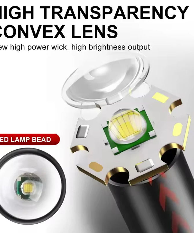 Super Powerful Flashlights Personal Defense Articles High Power Flashlight Torch Self Defense Tools Rechargeable Led Flashlights