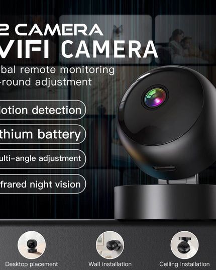 1080P HD Mini 2.4G WiFi Security Camera Smart WiFi Surveillance With 2 Way Audio Infrared Night Vision Security Camera