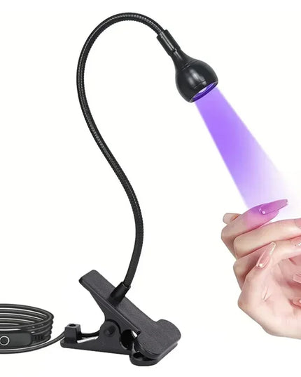 Nail Dryer Light UV Nail lamp 395nm Wavelength Clip-on Desk Mini USB For Gel Nails ongle Manicure Salon Tools