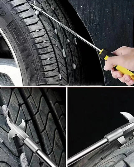 Car tire stone cleaning tool multifunctional tire stone cleaning hook stone picking device buckle picking hook removal stone