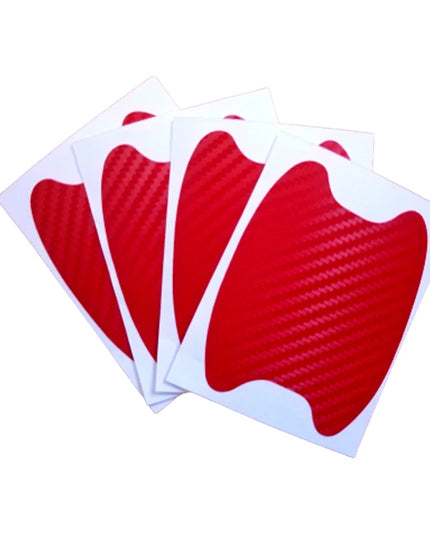 Car Stickers Anti Scratch Car Door Handle Carbon Fiber Protector  Automobiles Handle Protection Film Styling Exterior Accessorie