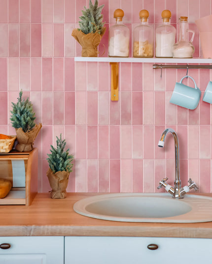 Peel and Stick Wall Tile Stickers Strong Adhesive Wallpaper DIY for Kitchen &Bathroom Backsplash Bathroom RVs Decoration