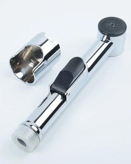 Portable Handheld Toilet Bidet Sprayer Set ABS Shower Head Toilet Bathroom Stainless Steel Sprayer Automatic Cleaning