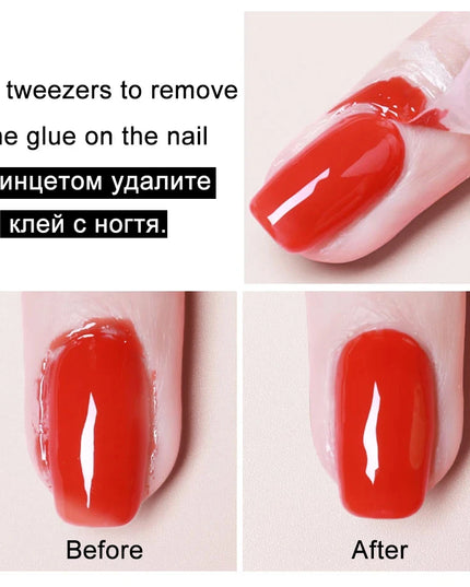 15ml Peel Off Latex Antifreezing Nail Liquid Anti-overflow Glue Nail Edge Protection Fast Dry Nail Skin Care Tool With Tweezer