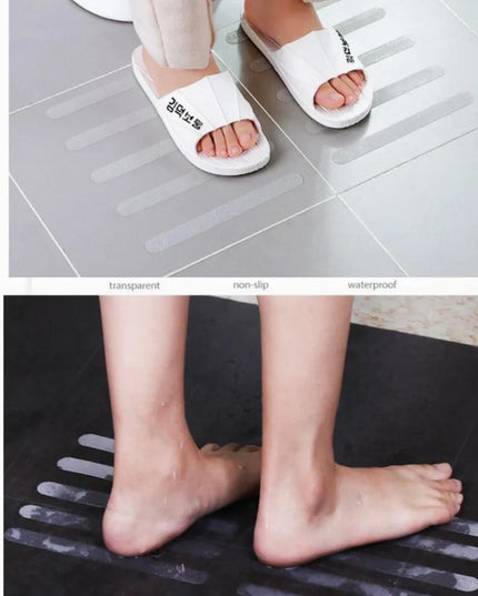 New Anti-Slip Strips Shower Stickers Bath Safety Strips Transparent Non Slip Strips Stickers for Bathtubs Showers Stairs Floors