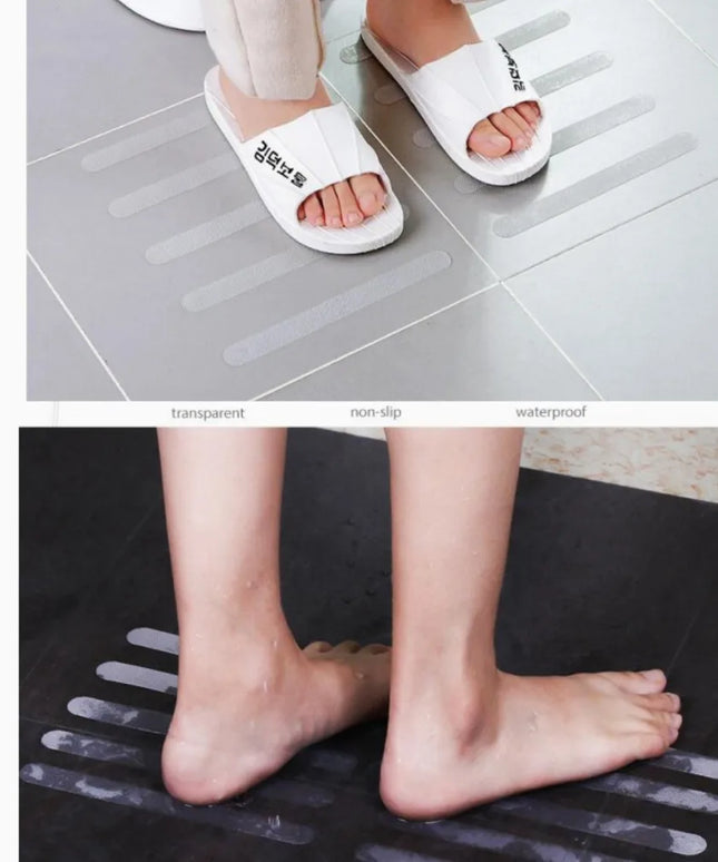New Anti-Slip Strips Shower Stickers Bath Safety Strips Transparent Non Slip Strips Stickers for Bathtubs Showers Stairs Floors