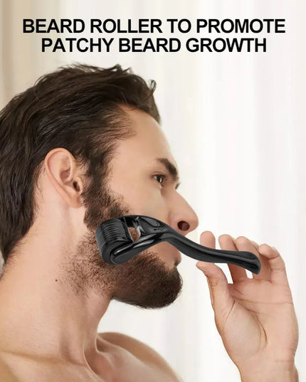 Derma Roller for Facial Body Hair Growth,540 Needles, Micro Face Roll Tool, Skin Beard, 0.2mm, 0.25mm, 0.3mm