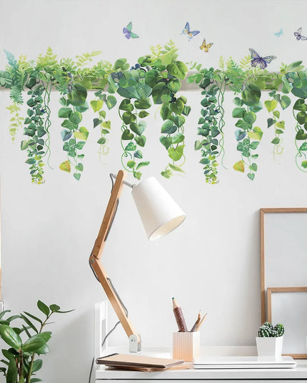 Multiple Flower Shelf Potted Furniture Wall Stickers Home Decor Accessories Living Room Bedroom Decoration Kids Room Wall Decals