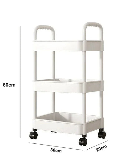 Household Multi-layer Small Cart Storage Rack Floor To Floor Kitchen Bedroom Bathroom Storage Rack Storage Rack With Wheels