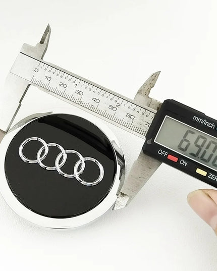 4pcs 60mm 61mm 68mm 69mm 77mm Car Wheel Center Hub Caps For Audi A3 A4 A5 A6 A7 Q3 Q4 Q5 Q7 S3 S4 S5 S6 S7 RS3 RS5 Accessories