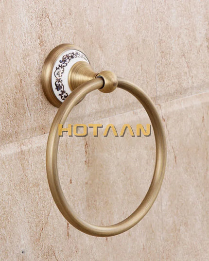 .,solid brass Bathroom Accessories Set,Robe hook,Paper Holder,Towel Bar,Soap basket,bathroom sets,YT-11500-A