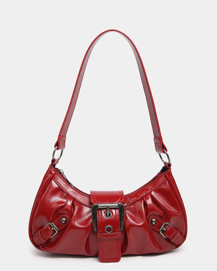 2024 spring hot selling Maillard style retro style small bag spicy girl Y2K wasteland style vintage leather shoulder armpit bag