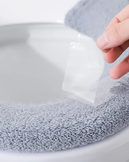 Thickened Toilet Cover Extra Thick Toilet Pad Large Universal Toilet Pad Button Toilet Pad #3369