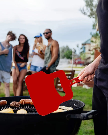 Barbecue Fan  BBQ Hand Crank Blower Tool Manual Combustion Support Outdoor Cooking