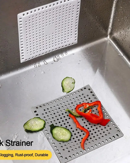 New Kitchen Sink Strainer Filter Sewer Outfall Anti-clogging Sealing Pad Bathroom Floor Drain Strainer Shower Drain Pad Durable