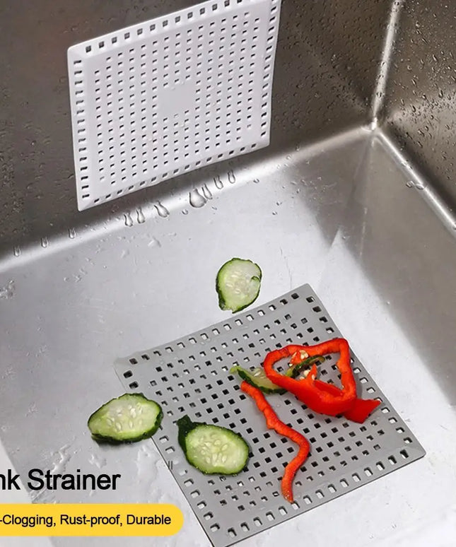 New Kitchen Sink Strainer Filter Sewer Outfall Anti-clogging Sealing Pad Bathroom Floor Drain Strainer Shower Drain Pad Durable