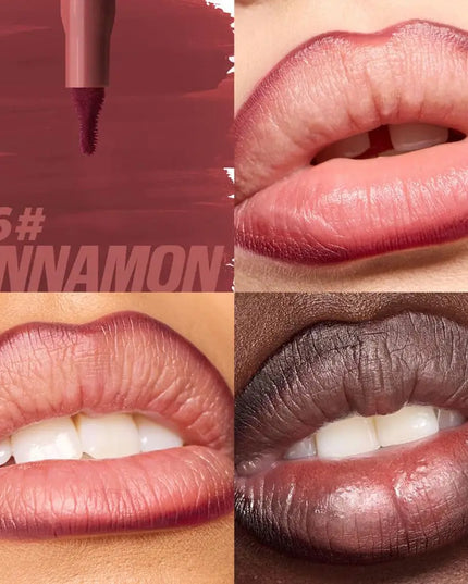 1PCS Velvet Lip Liner Waterproof Smudge Proof Long Lasting Color Highly Pigmented Velvety Texture Precise Definition Makeup