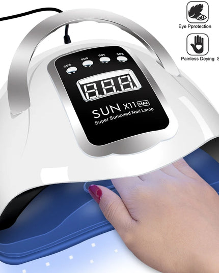 Nail Dryer LED Nail Lamp UV Light  For Curing All Gel Nail Polish With  LCD Display Motion Sensing Manicure Pedicure Salon Tools