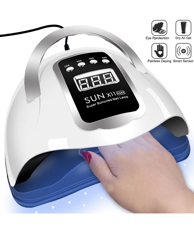 Nail Dryer LED Nail Lamp UV Light  For Curing All Gel Nail Polish With  LCD Display Motion Sensing Manicure Pedicure Salon Tools