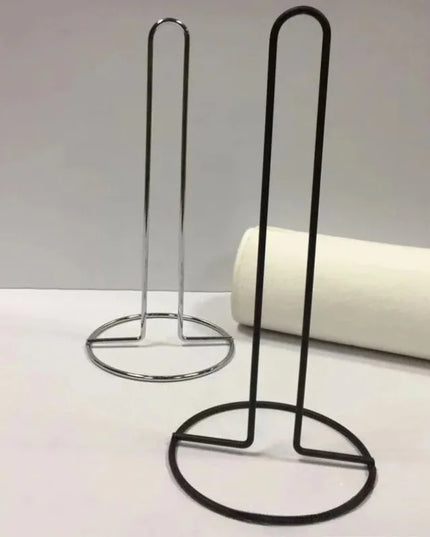 Bathroom accessories Vertical Wrought Iron Tissue Holder Creative Dining Table Storage Desktop Kitchen Roll Paper Holder