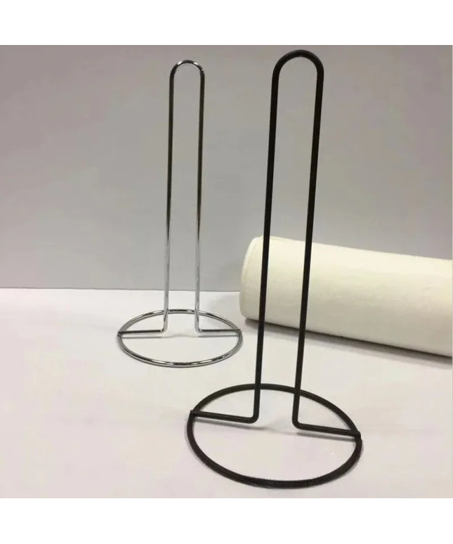 Bathroom accessories Vertical Wrought Iron Tissue Holder Creative Dining Table Storage Desktop Kitchen Roll Paper Holder
