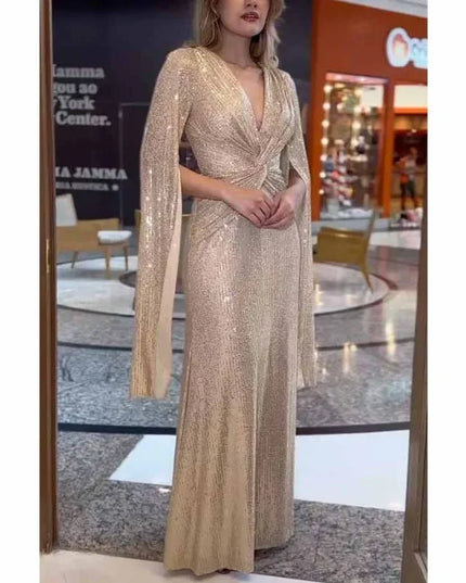 New Fashion Hot Selling Autumn and Winter New Party Sequin Personalized Dress INS Casual Loose Temperament Lady Dress