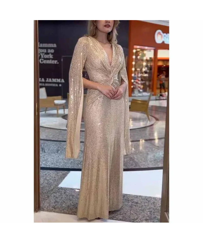 New Fashion Hot Selling Autumn and Winter New Party Sequin Personalized Dress INS Casual Loose Temperament Lady Dress