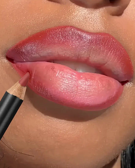 Luxury Matte Lip Liner, Long-Lasting, Smooth Application for Perfect Outline & Filling, Versatile Shades for All Skin Types