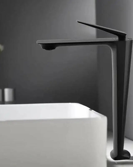 Rose Basin Brushed Gold Tall Bathroom Hot And Cold Black Sink Faucet Deck Mounted Toilet Mixer Water Tap