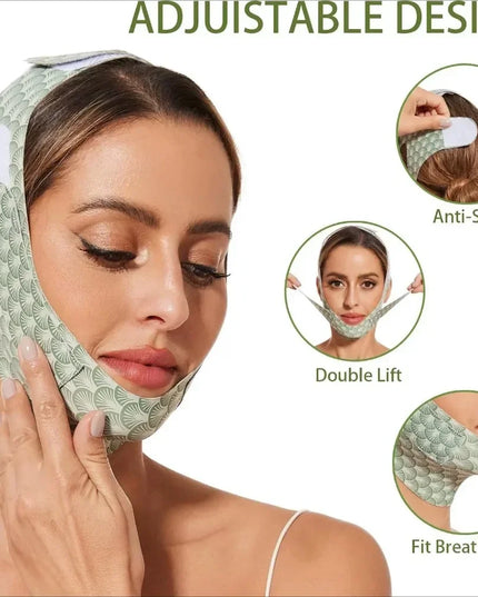 Women Face Lifting Belt Face Slimming Bandage V Line Shaper Chin Cheek Lift Up Anti Wrinkle Mask Facial Beauty Skin Care 2027