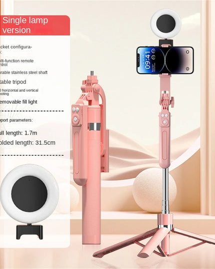 Roreta Portable Stabilizer camera tripod with wireless remote control and 360 ° rotation for video recording and live streaming