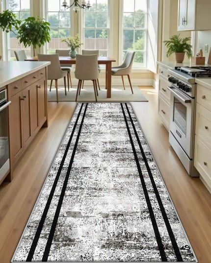 Kitchen Long Runners Carpet Living Room Decoration Corridor Non-slip Rugs Bedroom Doorway Passageway Mat Washable Customizable