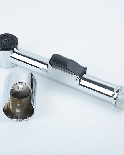 Portable Handheld Toilet Bidet Sprayer Set ABS Shower Head Toilet Bathroom Stainless Steel Sprayer Automatic Cleaning