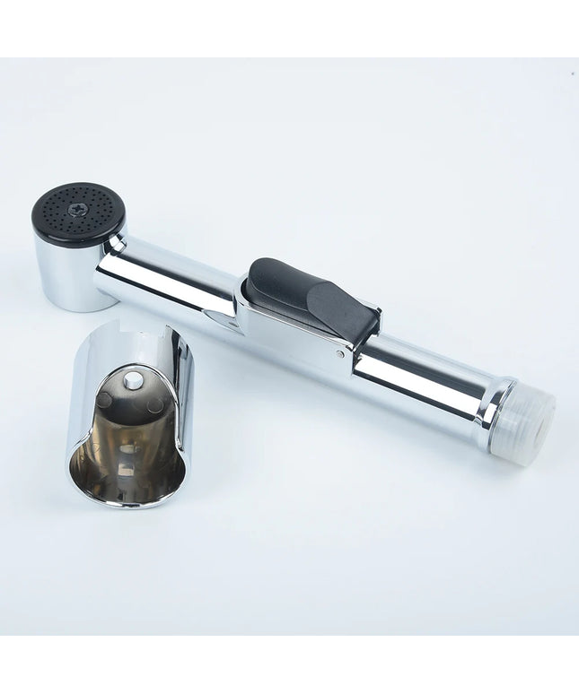 Portable Handheld Toilet Bidet Sprayer Set ABS Shower Head Toilet Bathroom Stainless Steel Sprayer Automatic Cleaning