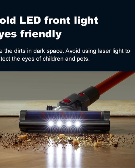 ABIR VC205 Cordless Handheld Vacuum Cleaner,27000PA,Touch Screen,Smart Dust Sensor,Auto Speed Control for Home Bed Carpet Clean