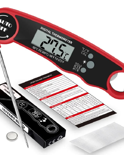 Digital Kitchen Food Digital Thermometer For Meat Water Milk Cooking Grilling Outdoor BBQ Waterproof Instant Read