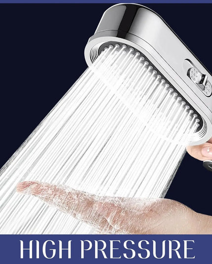 3 Modes Powerful Shower Head Anti-clogging and Easy To Clean Anti Anti-limescale Shower Head Handheld Flexible Bath  Shower Head